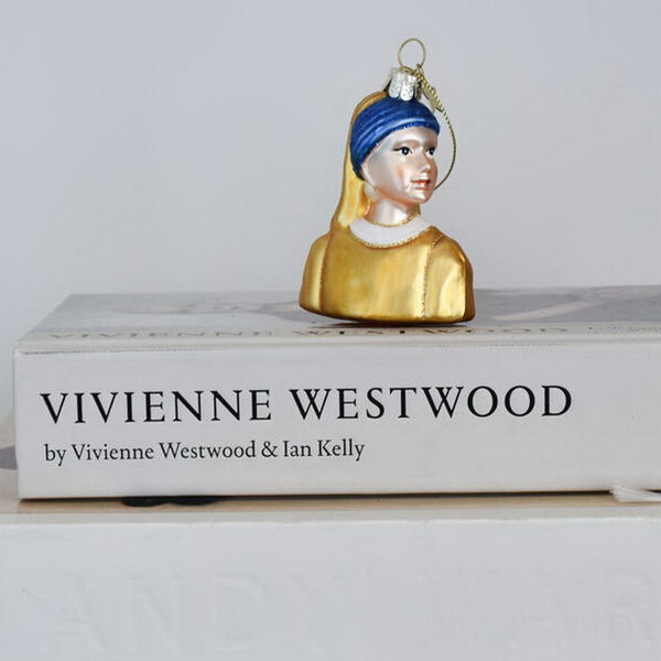 Елочная игрушка Vondels Девушка с жемчужной сережкой / 3207000080071