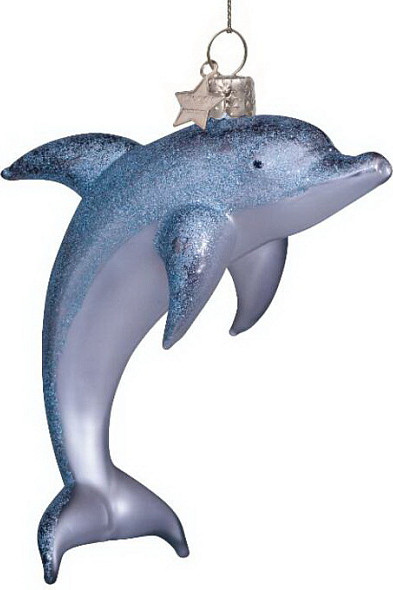 Елочная игрушка Vondels Дельфин / 1182400120010 - фото