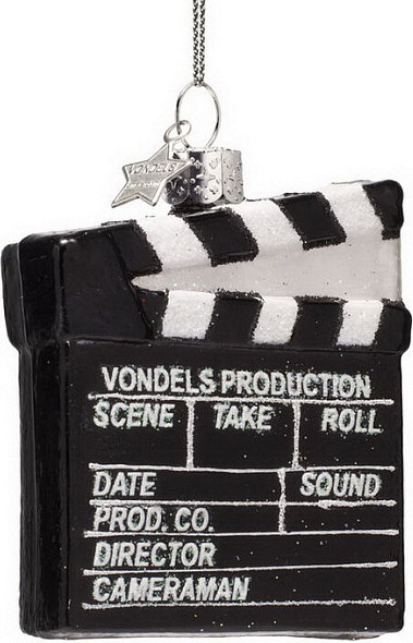 Елочная игрушка Vondels Кинохлопушка / 4250803050221 - фото
