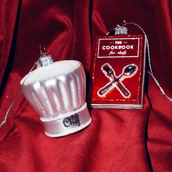 Елочная игрушка Vondels Колпак шеф-повара / 1237000070019