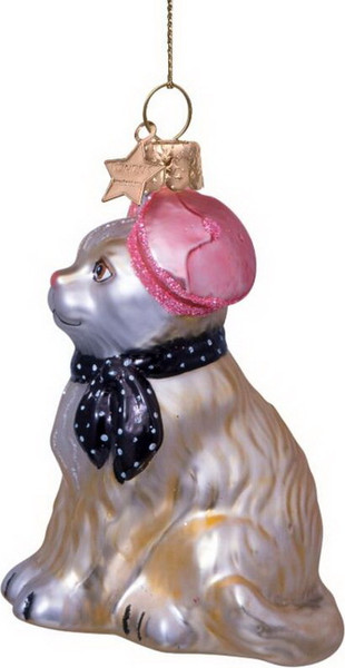 Елочная игрушка Vondels Котик в берете / 1227000085038