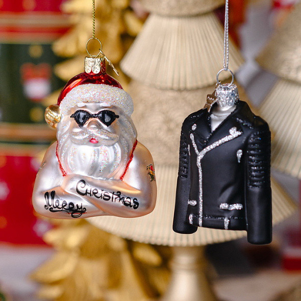 Елочная игрушка Vondels Куртка косуха / 2227000085037