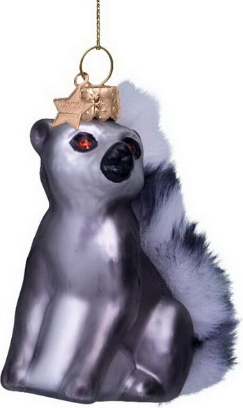 Елочная игрушка Vondels Лемур / 2240800075015 - фото