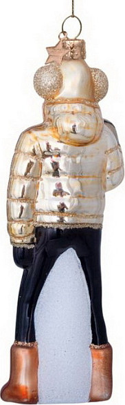 Елочная игрушка Vondels Лыжница / 4232250130015