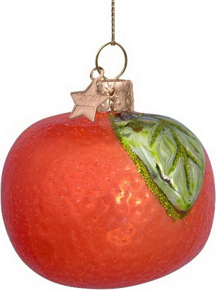 Елочная игрушка Vondels Мандарин / 1202510050011 - фото