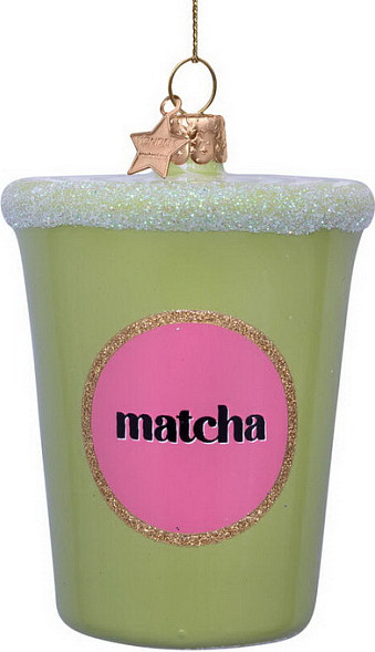 Елочная игрушка Vondels Матча латте / 3240500080011 - фото