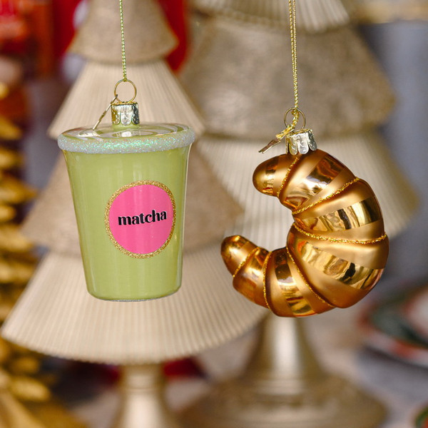 Елочная игрушка Vondels Матча латте / 3240500080011