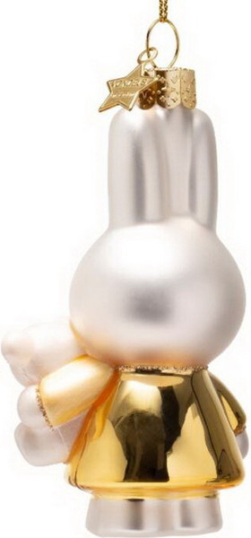 Елочная игрушка Vondels Миффи в золотом платье с игрушкой / 4250101111310