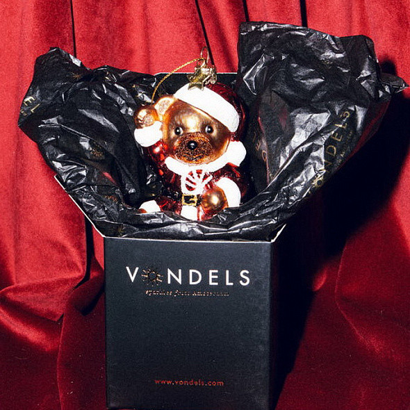 Елочная игрушка Vondels Мишка рождественский / 1232230096013