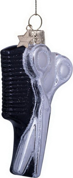 Елочная игрушка Vondels Набор парикмахера / 1232800105015