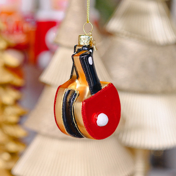 Елочная игрушка Vondels Пинг-понг ракетки / 1232620090010