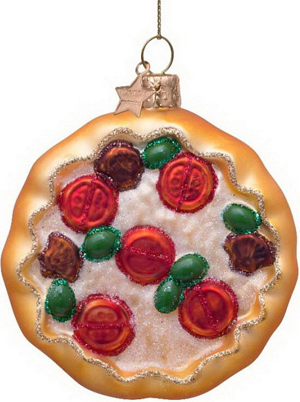 Елочная игрушка Vondels Пицца / 1222810080013 - фото
