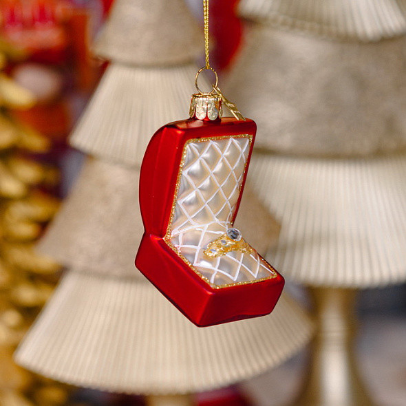 Елочная игрушка Vondels Помолвочное кольцо / 2227000090031