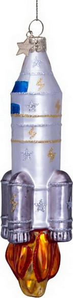Елочная игрушка Vondels Ракета / 2201000145014
