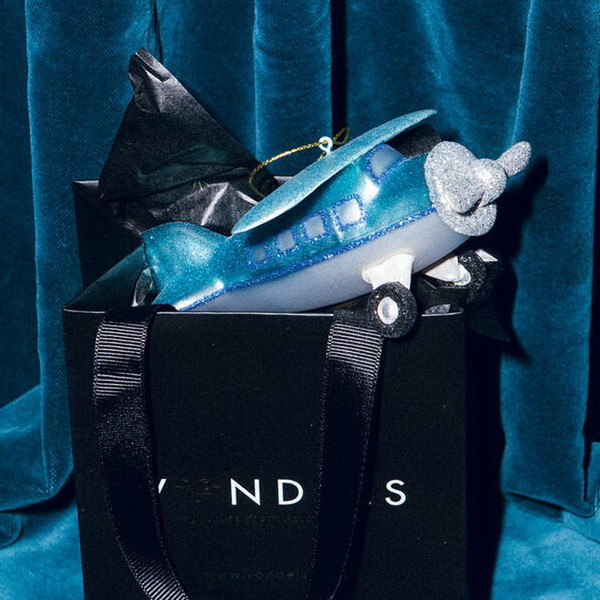 Елочная игрушка Vondels Самолетик / 1207000999535