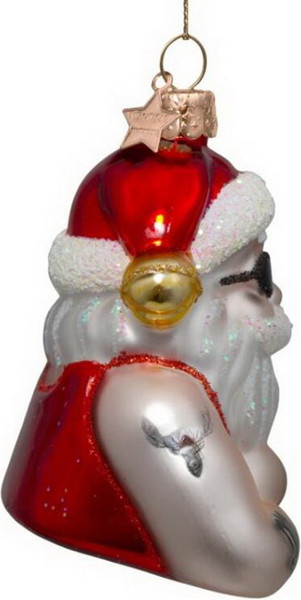 Елочная игрушка Vondels Санта с татуировками / 4222130095015