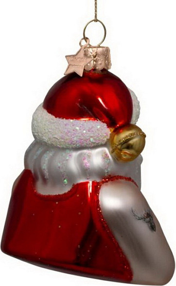 Елочная игрушка Vondels Санта с татуировками / 4222130095015