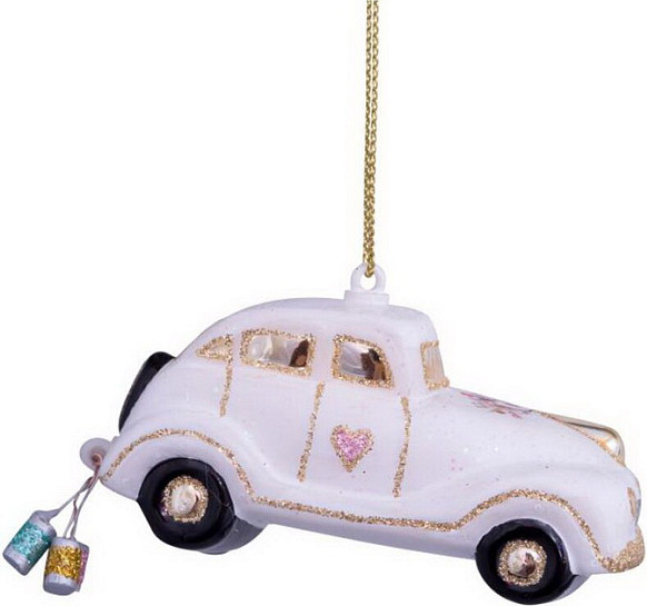 Елочная игрушка Vondels Свадебный автомобиль / 1240225045014