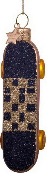 Елочная игрушка Vondels Скейтборд / 2237000095011 - фото