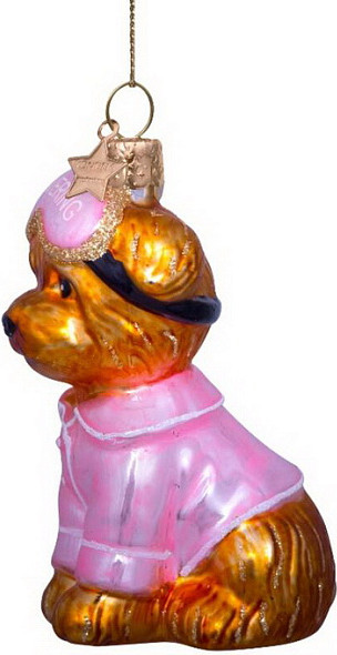 Елочная игрушка Vondels Собачка в пижаме / 2232250085010