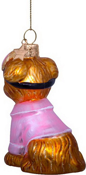 Елочная игрушка Vondels Собачка в пижаме / 2232250085010