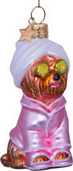 Елочная игрушка Vondels Собачка после душа / 2232250095057 - фото