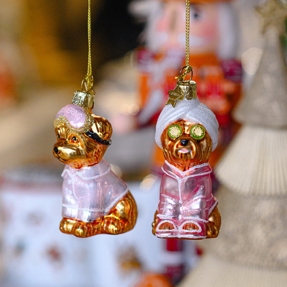 Елочная игрушка Vondels Собачка после душа / 2232250095057