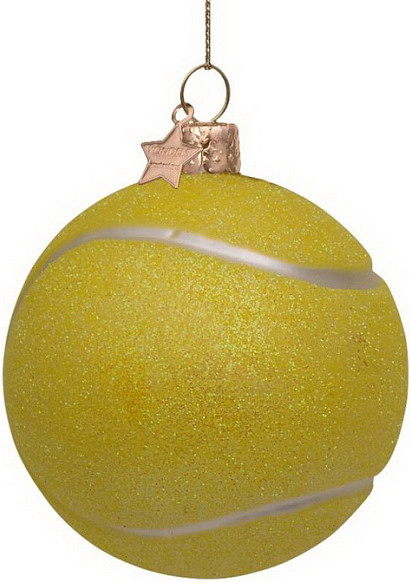 Елочная игрушка Vondels Теннисный мячик / 2212620087011 - фото