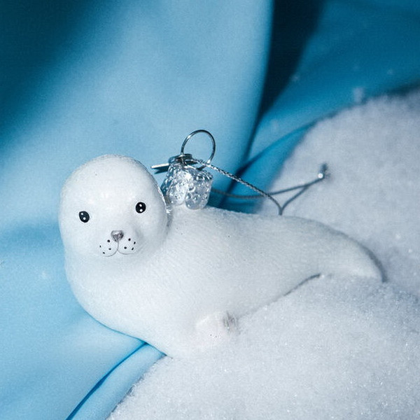 Елочная игрушка Vondels Тюлень / 1232200105011