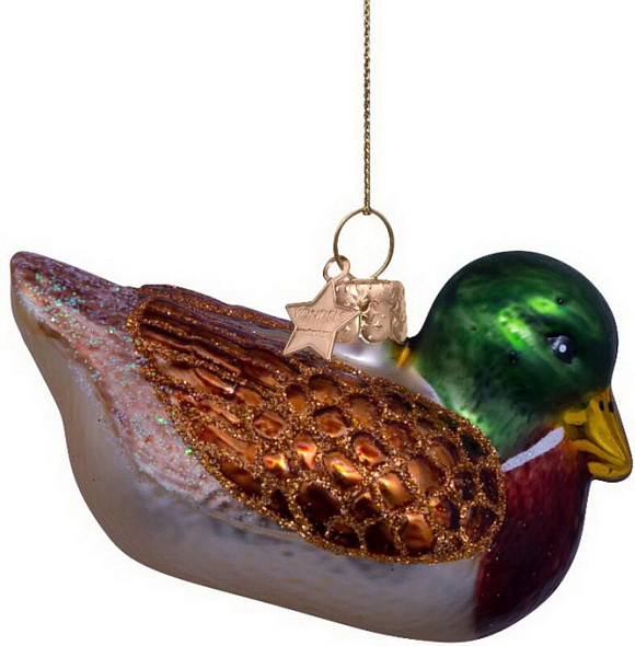 Елочная игрушка Vondels Уточка / 1232300055018 - фото