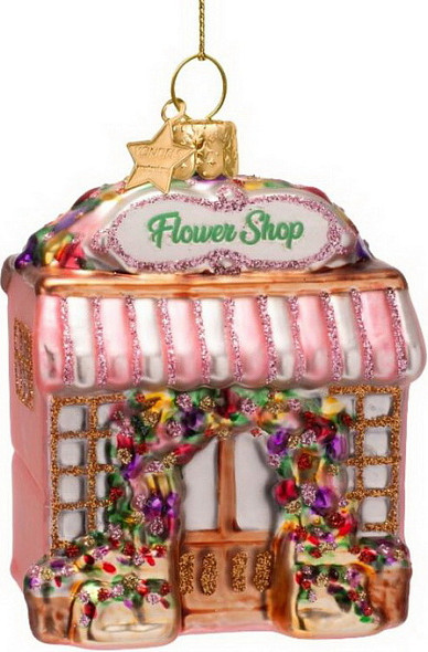 Елочная игрушка Vondels Цветочная лавка / 1250999080012 - фото