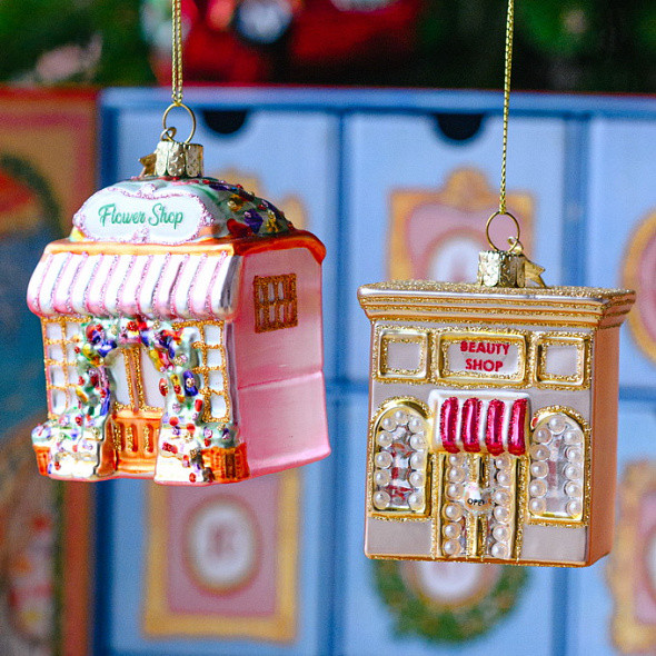 Елочная игрушка Vondels Цветочная лавка / 1250999080012