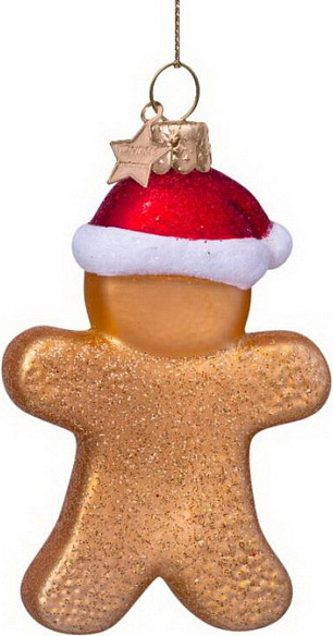 Елочная игрушка Vondels Человечек пряничный / 1222810085032