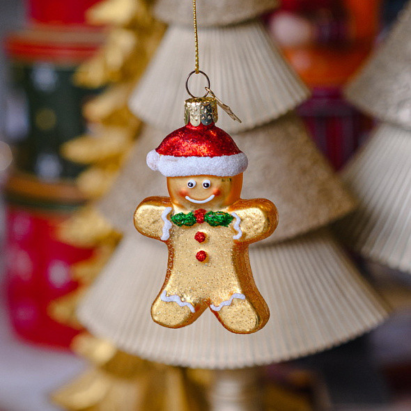Елочная игрушка Vondels Человечек пряничный / 1222810085032