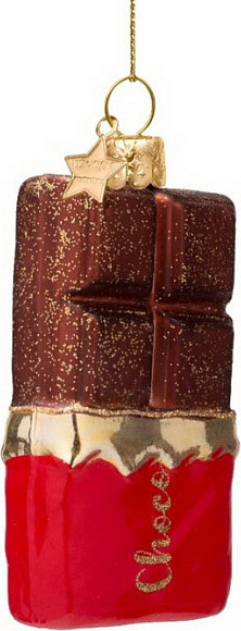 Елочная игрушка Vondels Шоколадка / 2250650110019