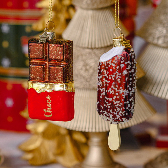 Елочная игрушка Vondels Шоколадка / 2250650110019