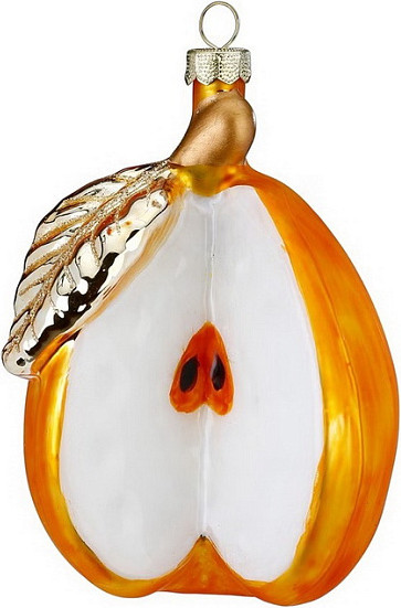 Елочная игрушка Inge's Christmas Figural Glass Ornaments Груша / 64784H120 - фото
