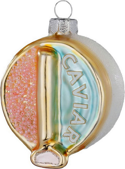 Елочная игрушка Inge's Christmas Figural Glass Ornaments Икра / 64921H120 - фото