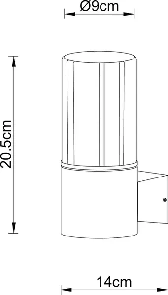 Бра уличное Arte Lamp A6515AL-1BK