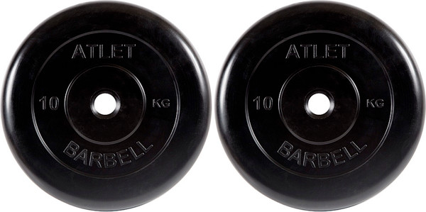 Набор дисков для штанги MB Barbell Atlet d26 10кг - фото