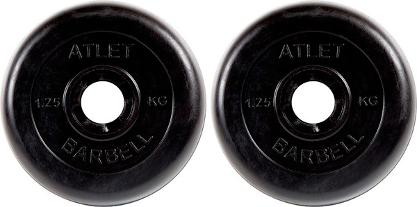Набор дисков для штанги MB Barbell Atlet d31 1.25кг - фото