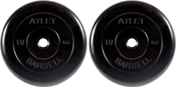 Набор дисков для штанги MB Barbell Atlet d31 10кг - фото