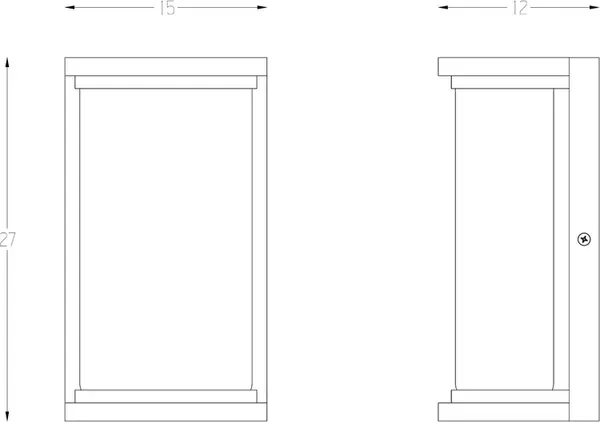 Бра уличное Arte Lamp A2313AL-1BK