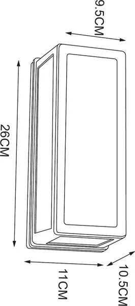 Бра уличное Arte Lamp A8526AL-1BK