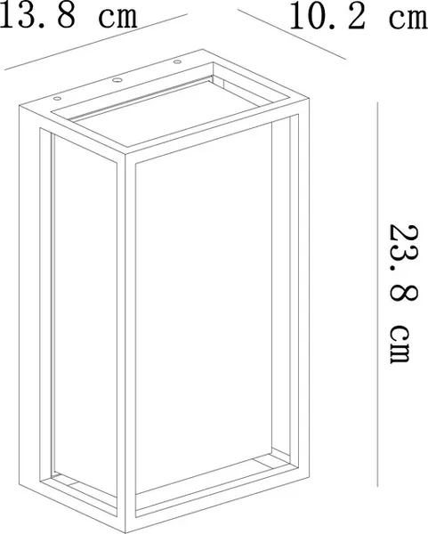 Бра уличное Arte Lamp A2322AL-1BR
