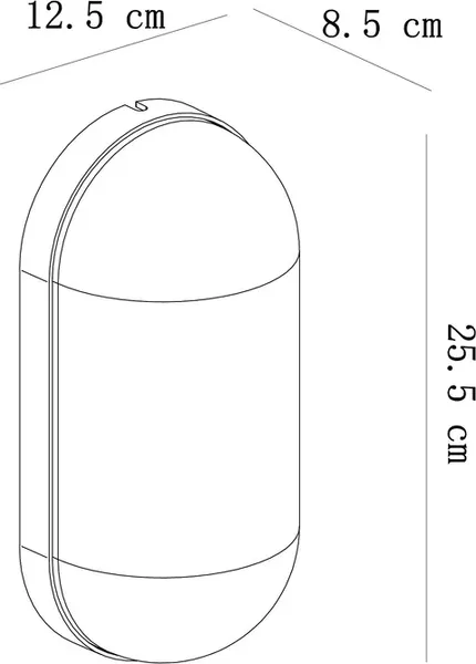 Бра уличное Arte Lamp A2481AL-1BR