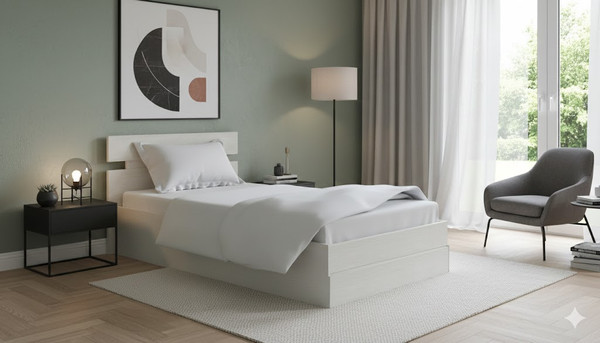 Односпальная кровать Proson Milton с ПМ 90x200