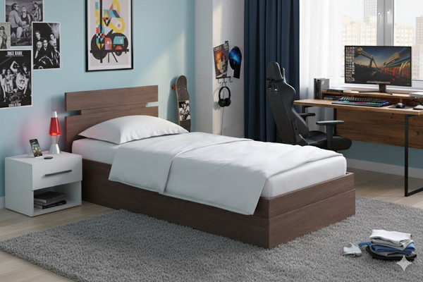 Односпальная кровать Proson Milton с ПМ 90x200