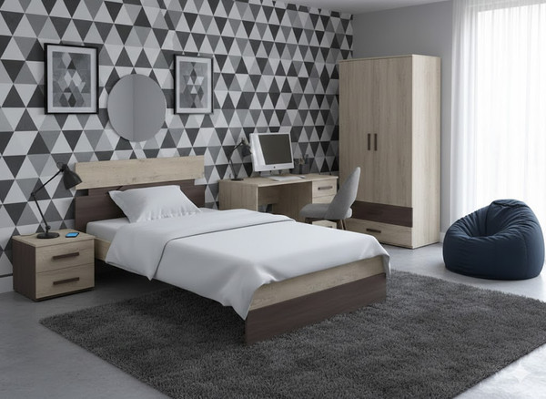 Односпальная кровать Proson Milton 90x190