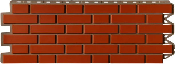 Фасадная панель Альта-профиль Кирпич клинкерный Терракотовый - фото